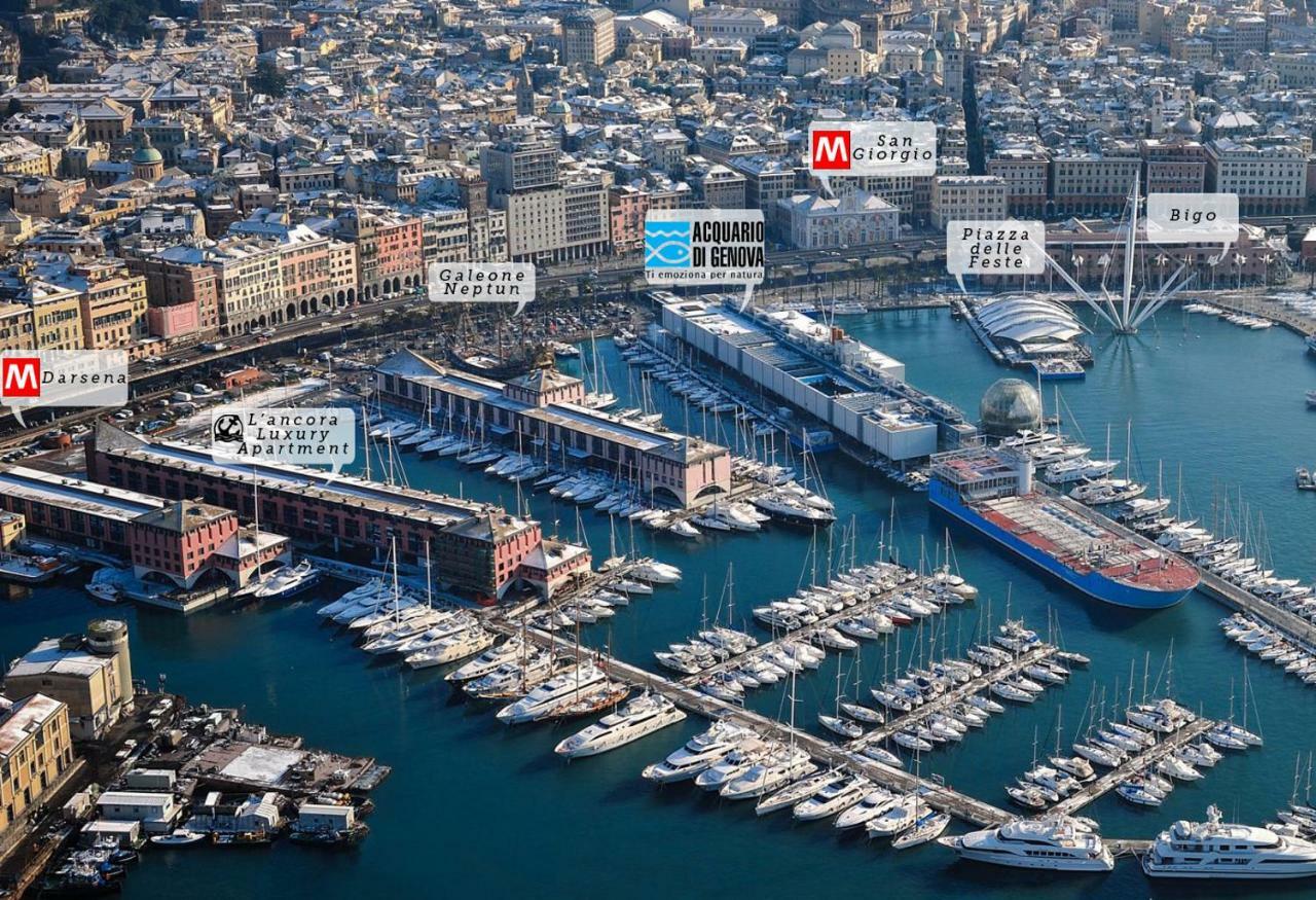 L'Ancora Luxury Apartment Cenova Dış mekan fotoğraf